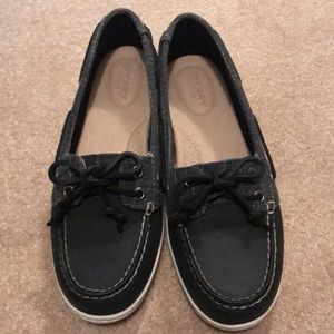 Brand new black sperrys